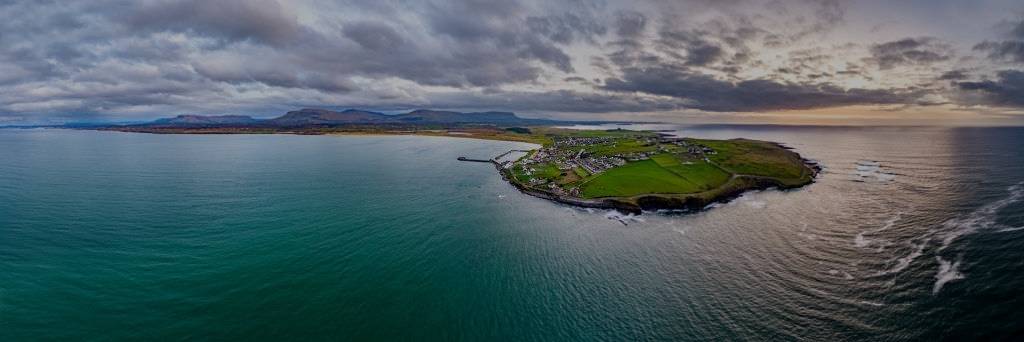 Fotografía panorámica de la costa de Sligo en Reino Unido